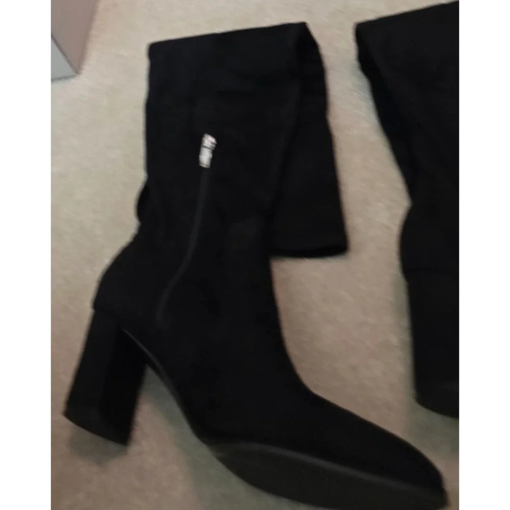 Marc Fisher‎ Luley over the knee Boot Women's 7.5M Black Suede NWOT